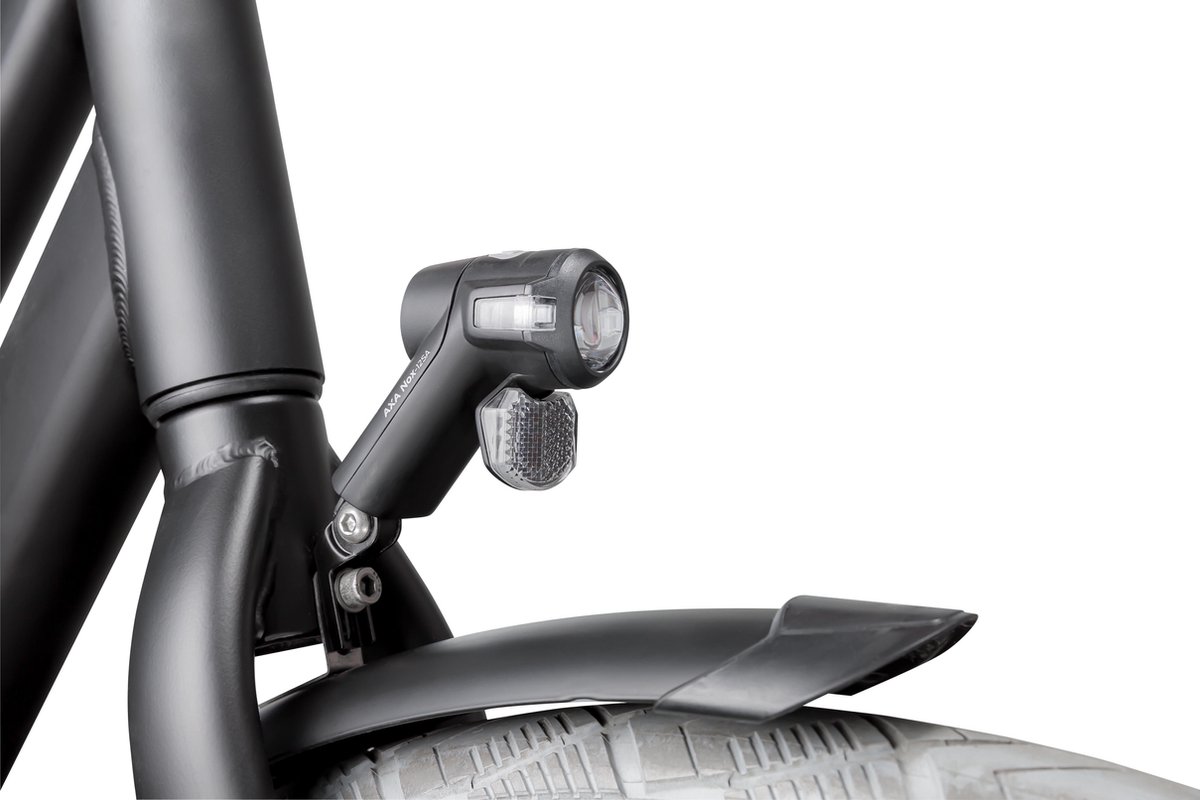 AXA koplamp Nox Sport led 12 lux batterij - Zwart