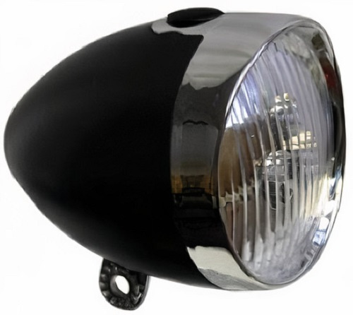 Cycle Tech koplamp Qt Retro 3 led - Zwart