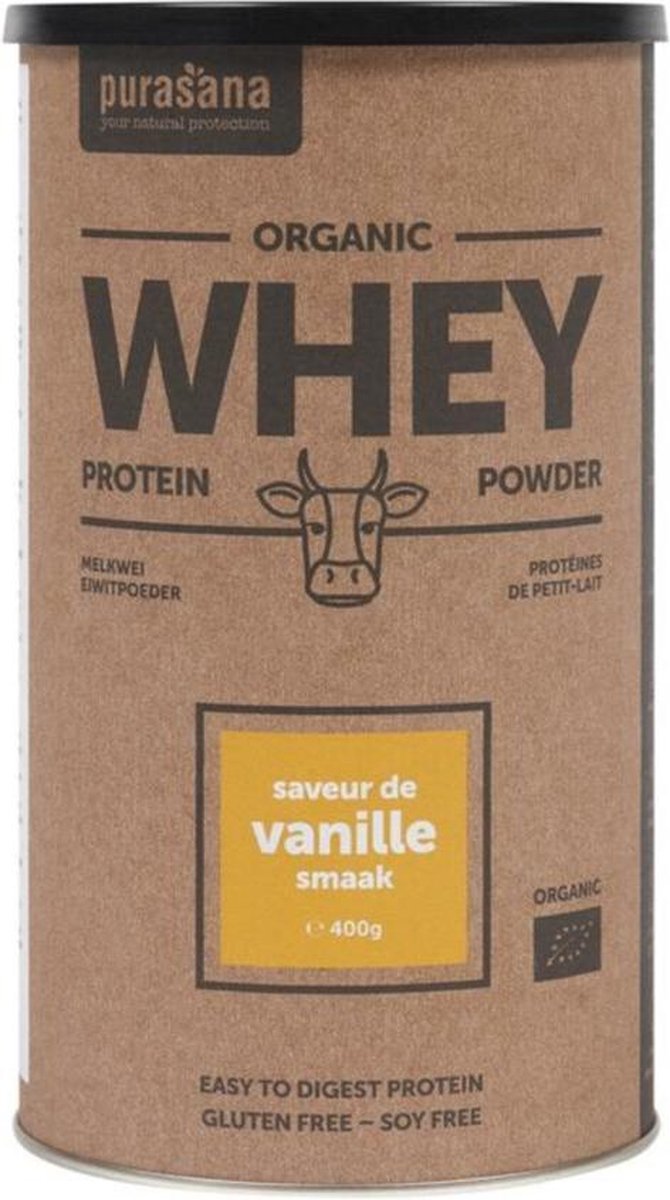 Purasana Whey proteine vanilla 400 gram