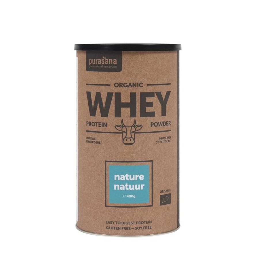 Purasana Whey proteine natural 400 gram