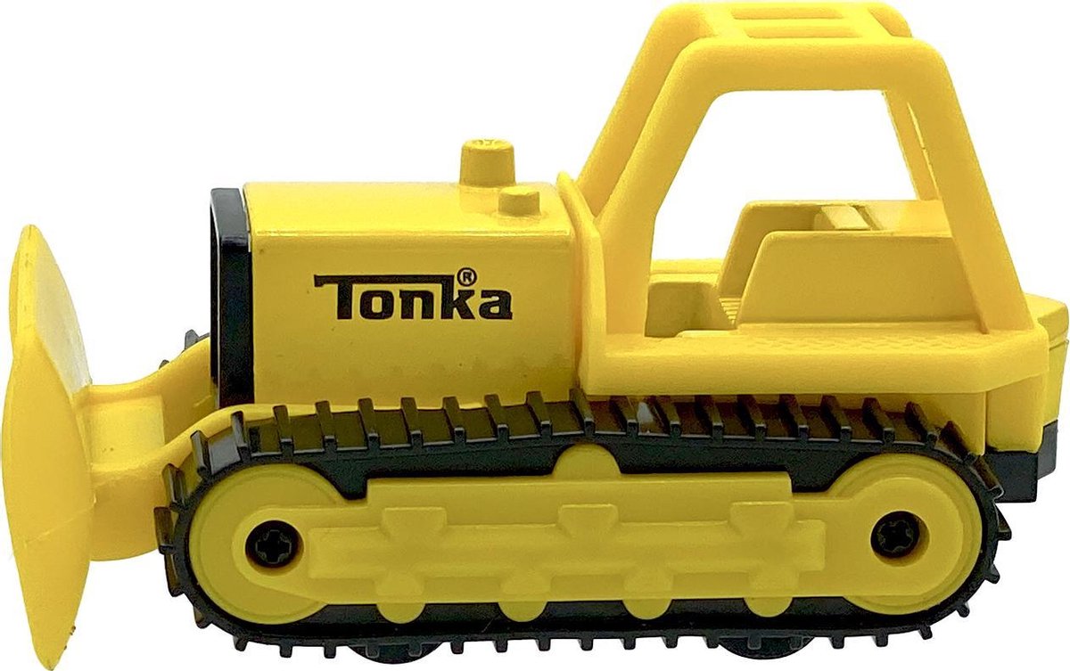 Tonka voertuigenset jongens 11 x 7 cm staal 2 delig - Geel
