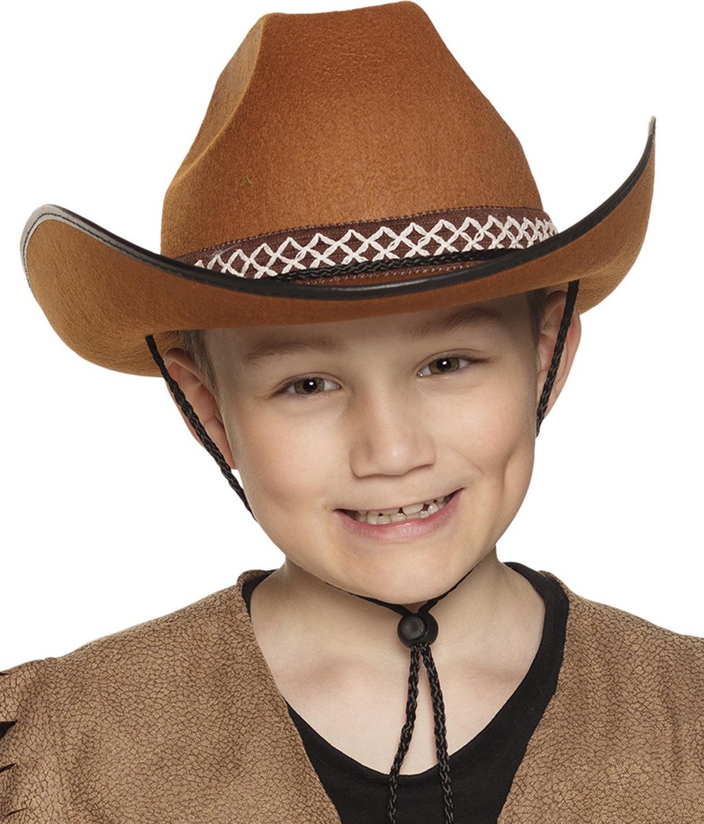 Boland cowboyhoed junior - Bruin