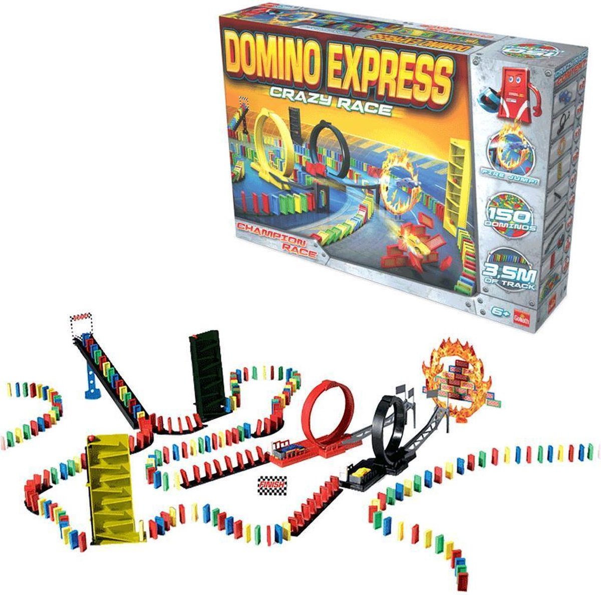 Goliath Domino Express Crazy Race 150 stenen