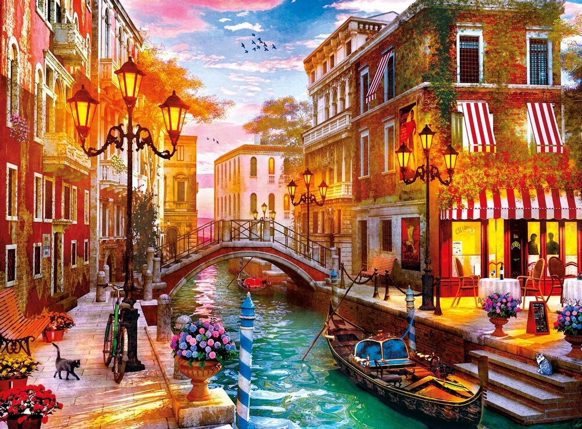 Clementoni legpuzzel High Quality Sunset over Venice 500 stukjes