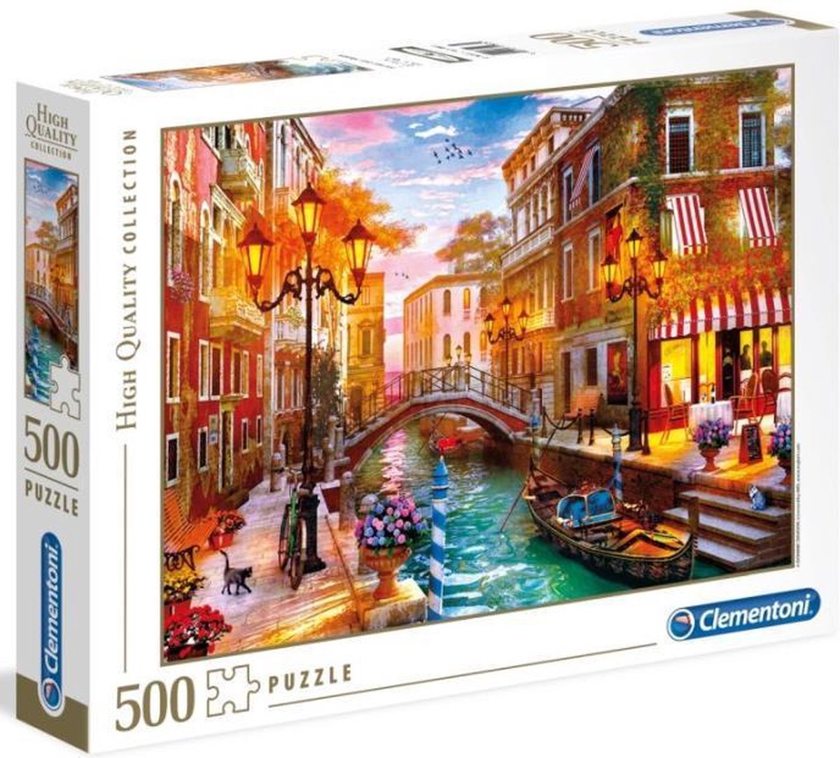 Clementoni legpuzzel High Quality Sunset over Venice 500 stukjes