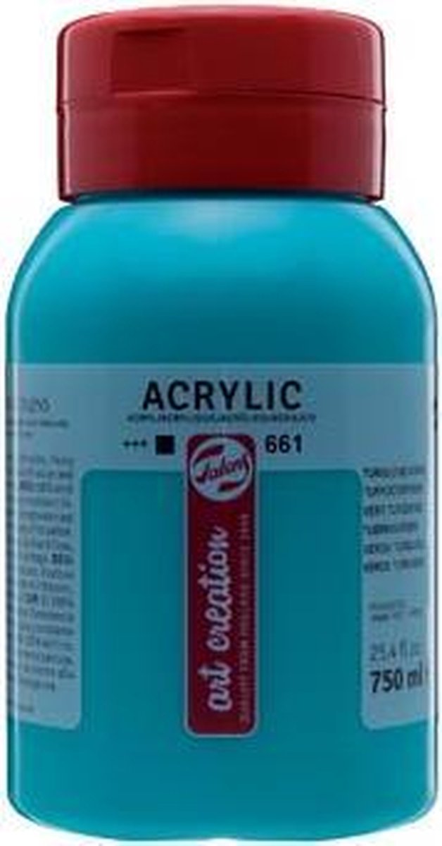 Talens acrylverf Art Creation 750 ml 16,5 cm turquoise/ - Groen