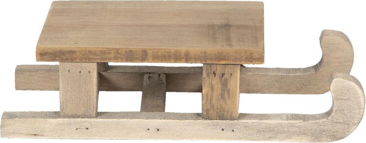 Clayre & Eef Slee 25*12*6 Cm Hout Slee 6h1863 - Bruin