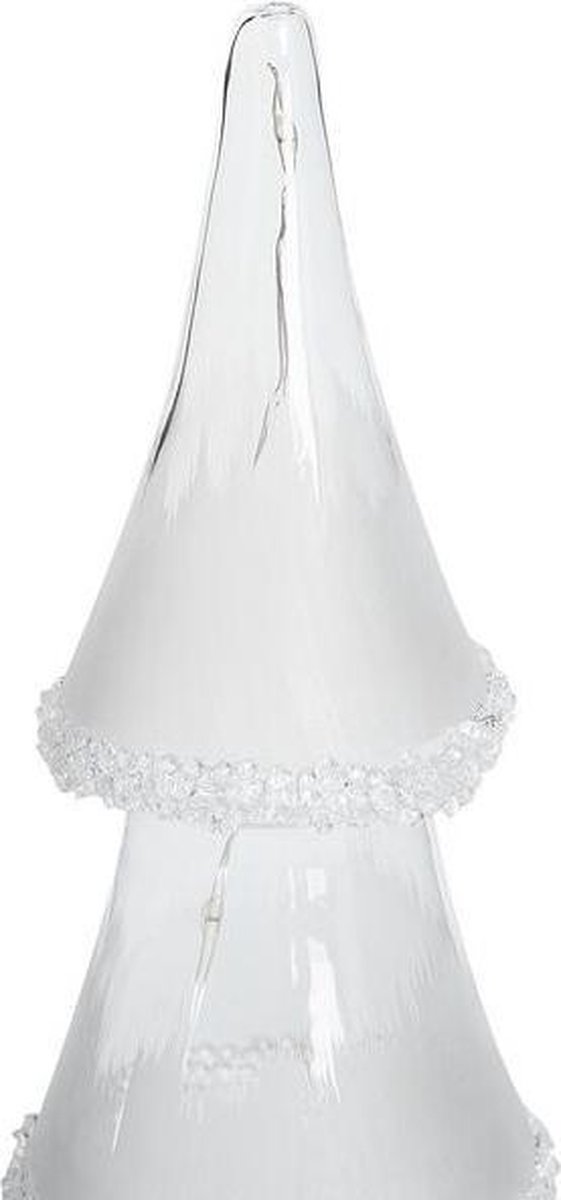 Beliani Kierinki Decofiguur Glas 11 X 11 Cm - Wit
