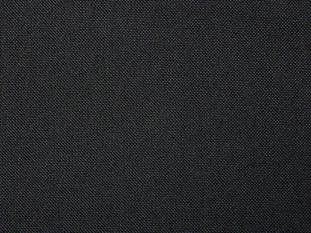 Beliani Melfort Eetkamerstoel Set Van 2 Polyester 58 X 49 Cm - Zwart