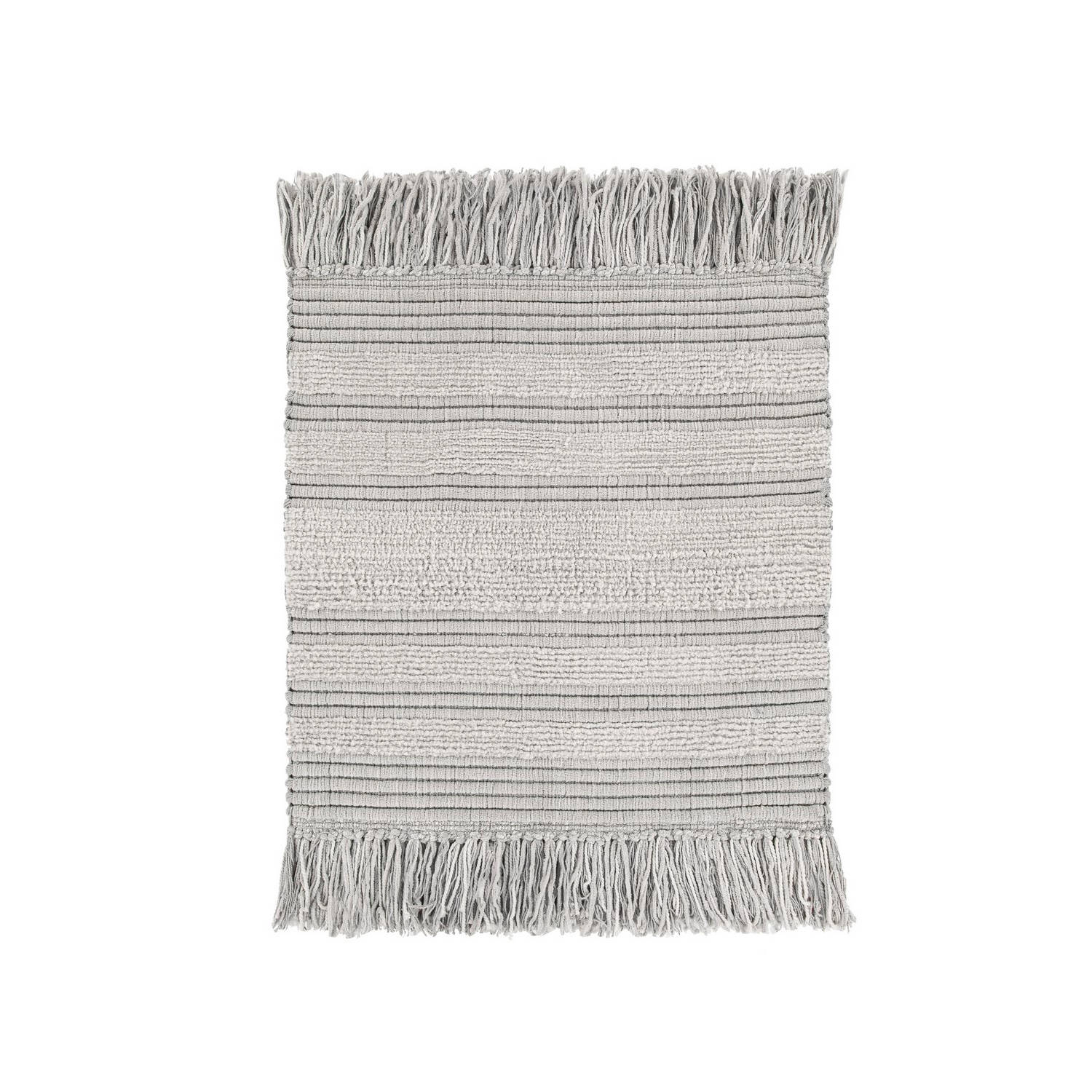 Heckett & Lane Nukus Badmat - Ash Grey 60x60cm - Grijs