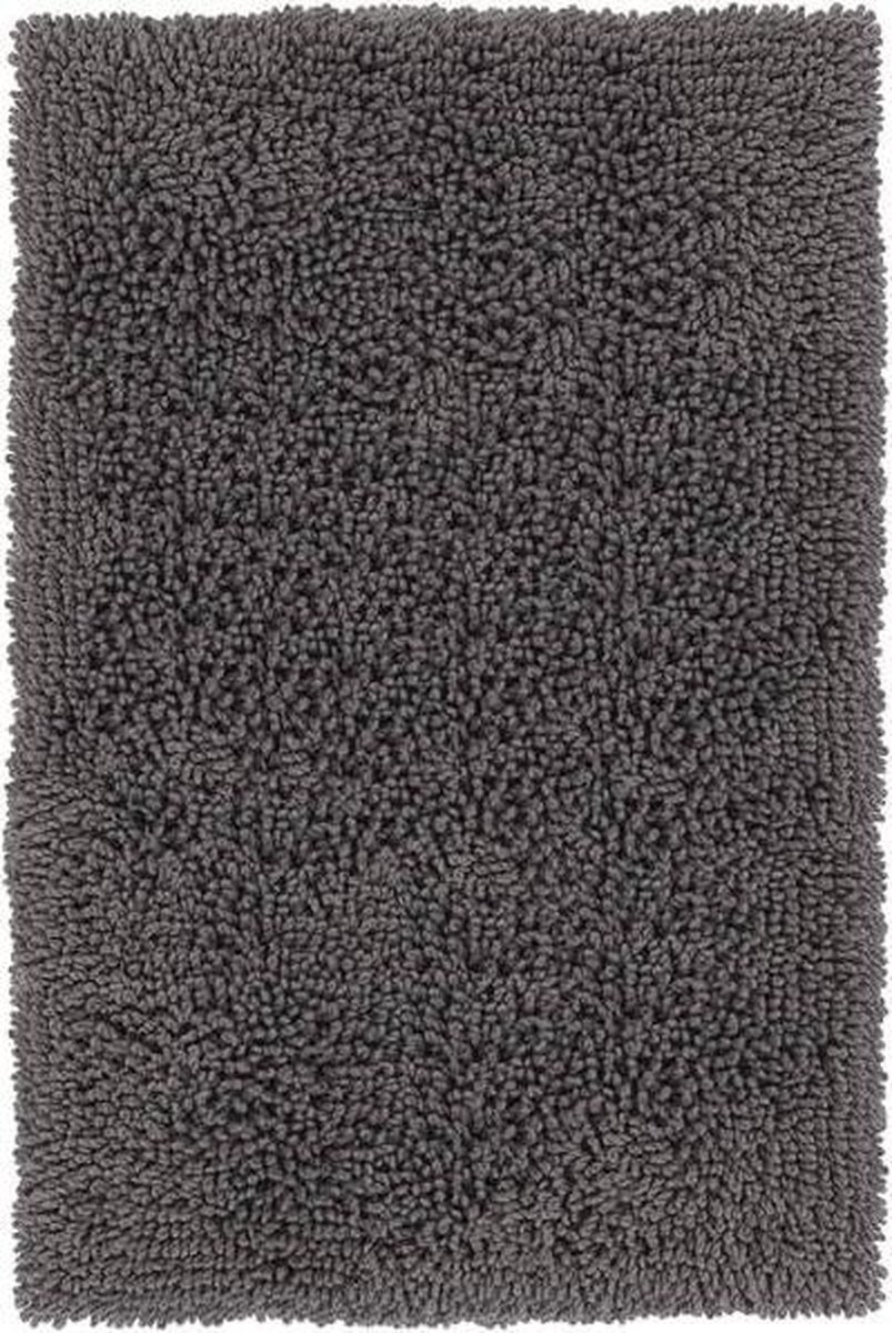 Heckett & Lane Fergana Badmat - Classic Anthracite 70x120cm - Grijs