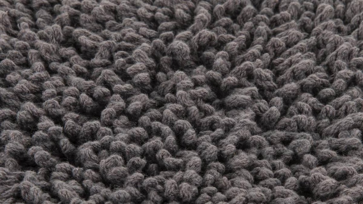 Heckett & Lane Fergana Badmat - Classic Anthracite 70x120cm - Grijs