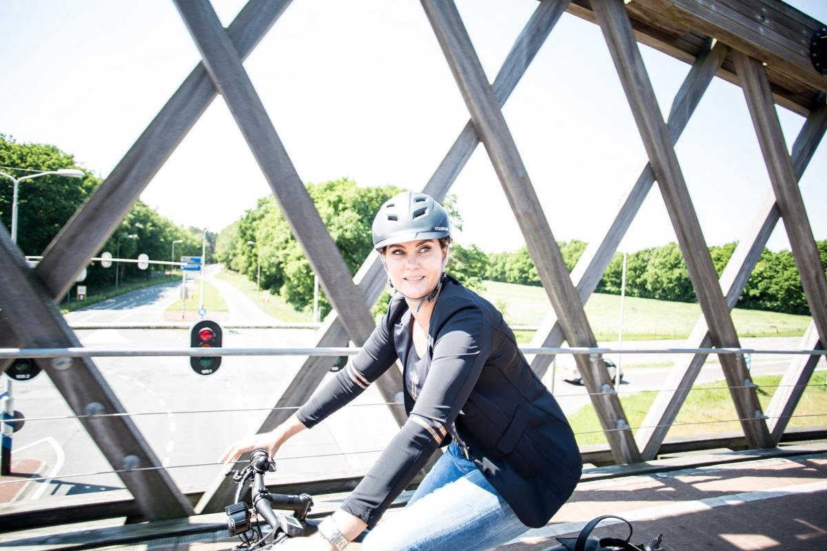 Polisport Fietshelm E'city 350 Gram Abs Mt 58-61 Cm - Zwart