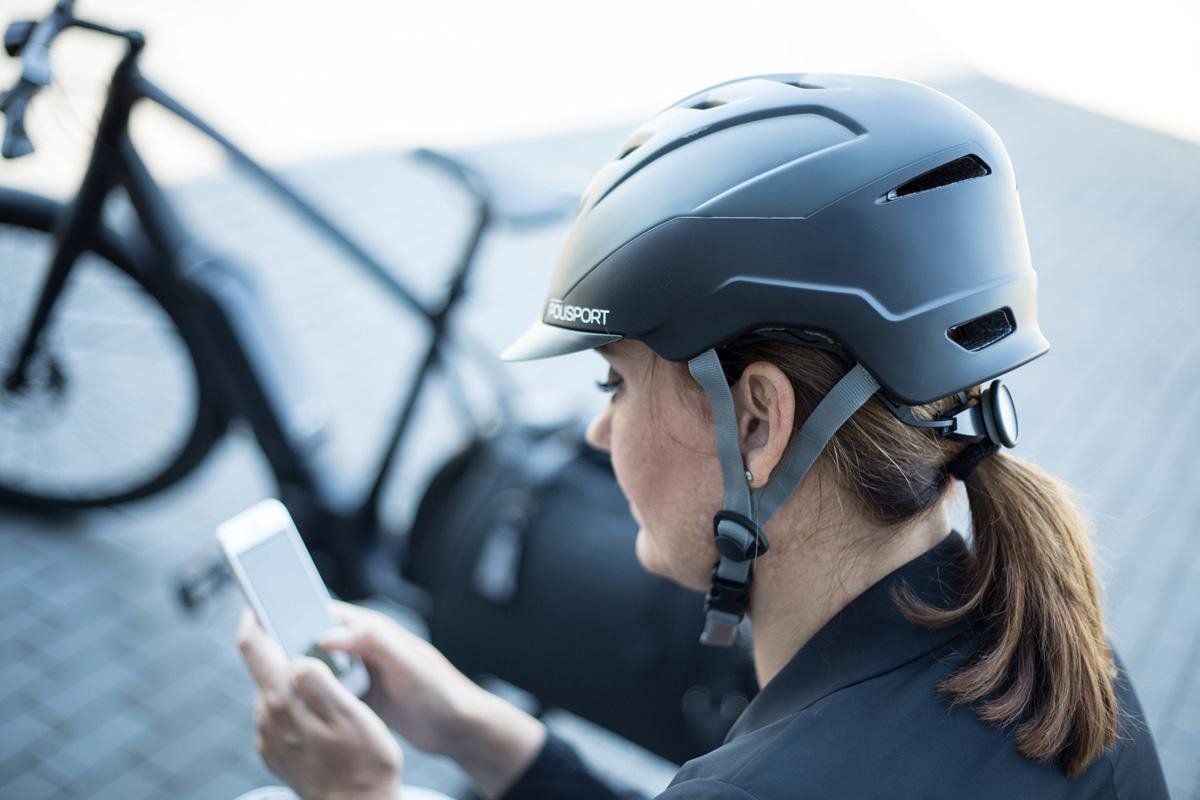 Polisport Fietshelm E'city 350 Gram Abs Mt 58-61 Cm - Zwart