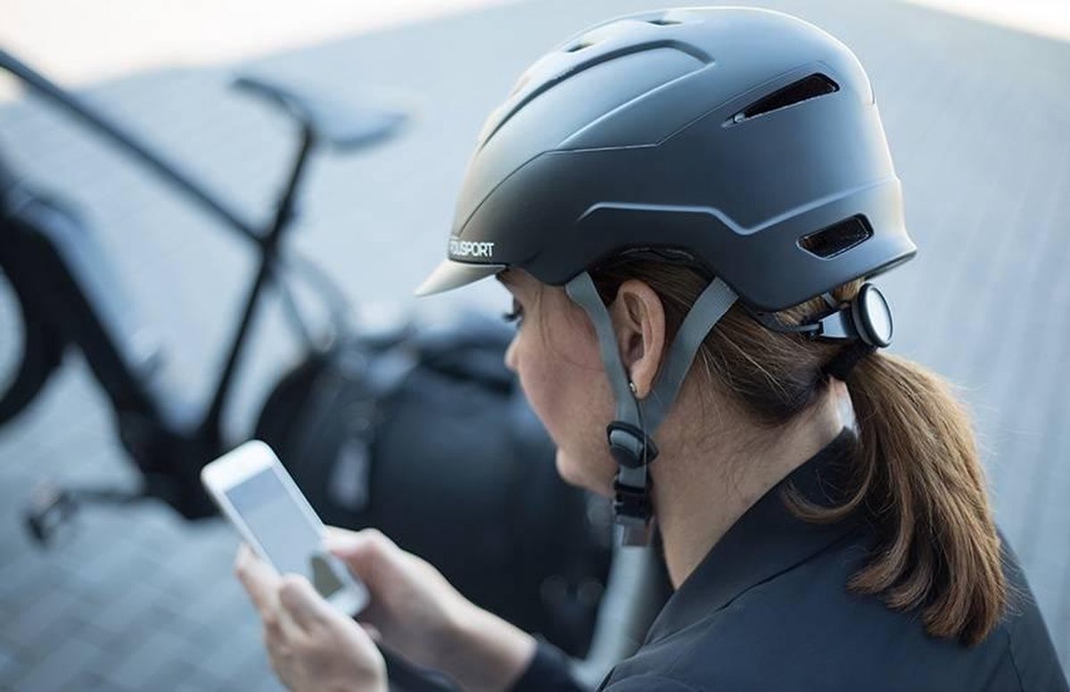 Polisport Fietshelm E'city 350 Gram Abs Mt 58-61 Cm - Zwart