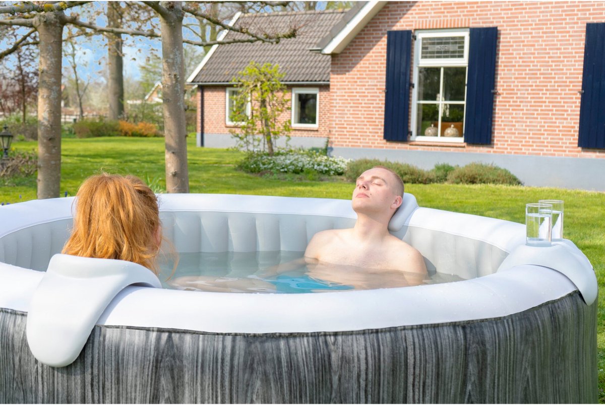 EXIT Toys Hoofdsteun En Bekerhouder Set Voor Opblaasbare Spa's