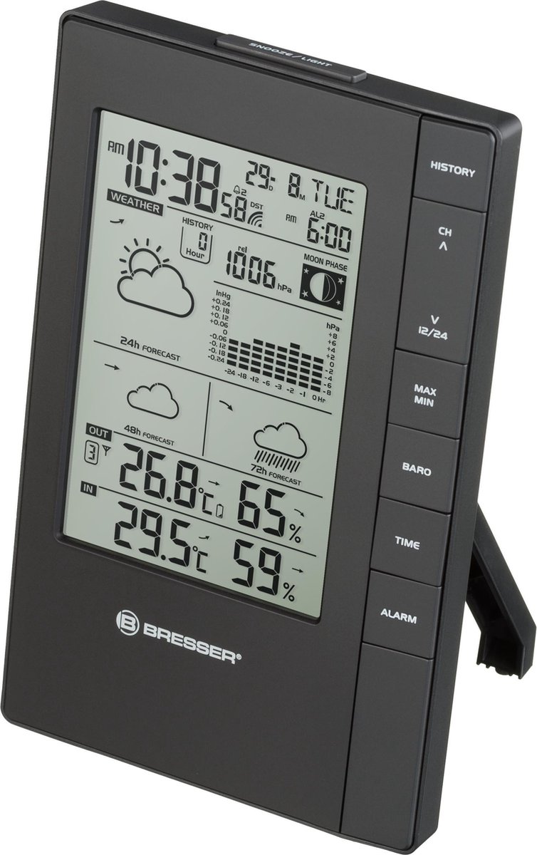 Bresser Weerstation Temeotrend Fsx 10 X 2 X 16 Cm - Zwart