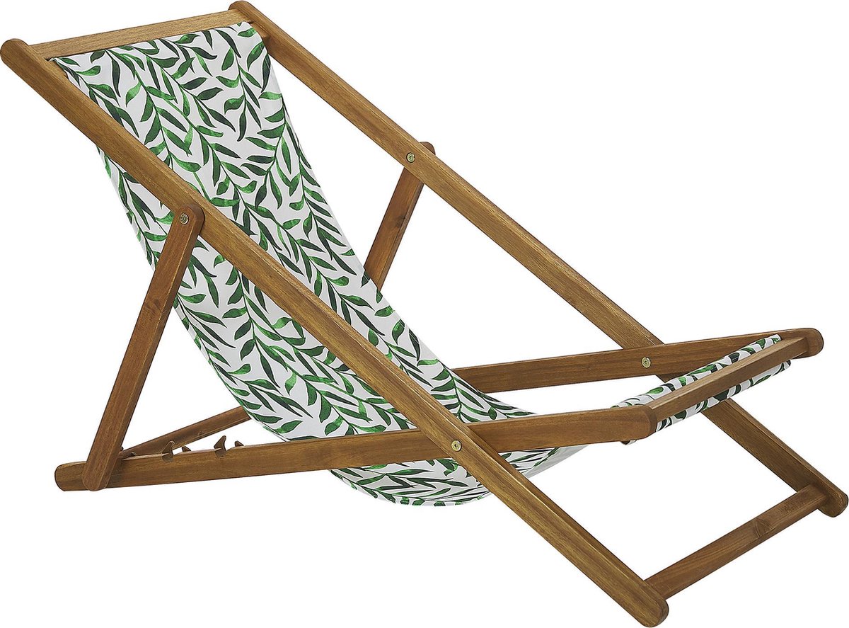 Beliani Anzio 2er Set Acaciahout 101 X 58 Cm - Groen