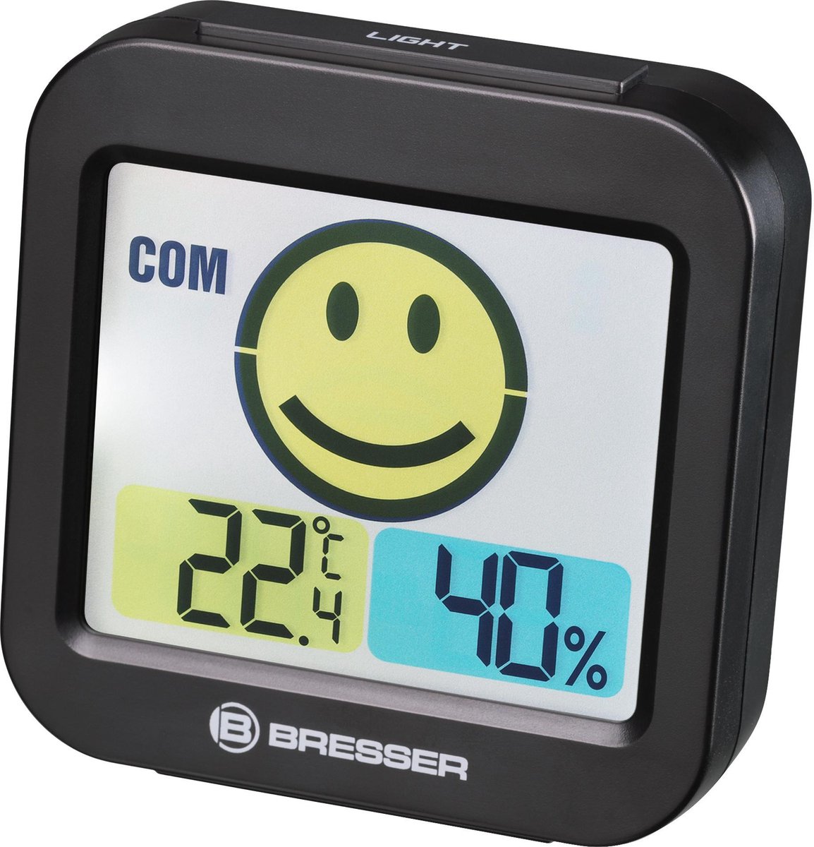 Bresser Thermo/hygrometer Mytime Smile 8 X 3 X 7,7 Cm - Negro