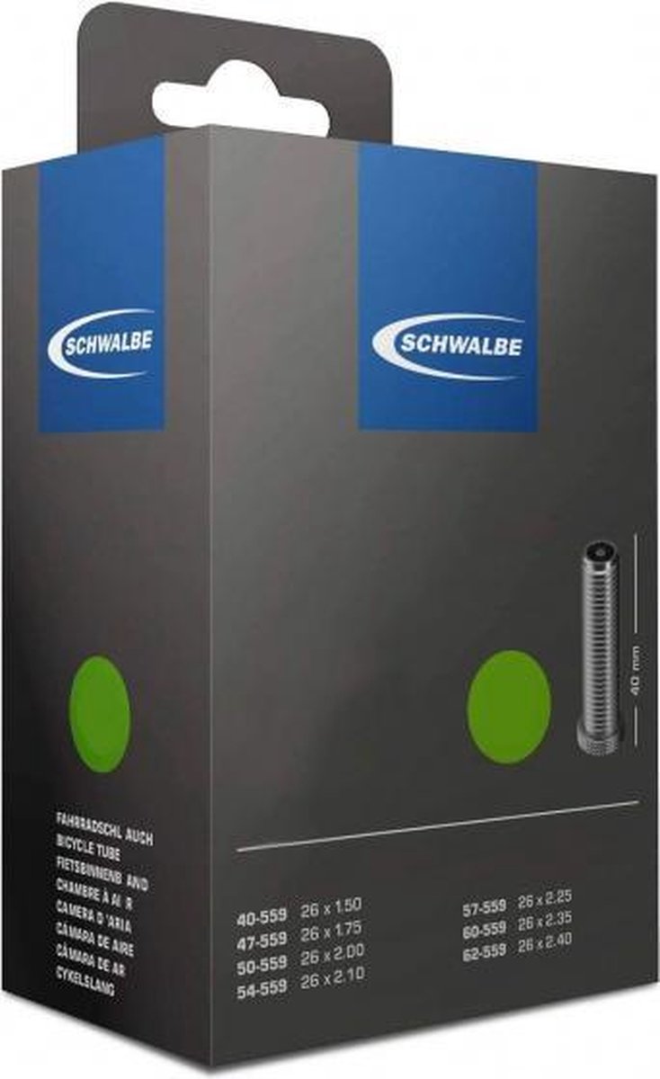Schwalbe Binnenband Av21 27,5 Inch (650b) Av 40 Mm - Zwart