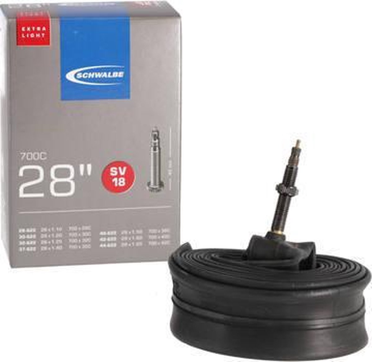 Schwalbe Binnenband 28 X 1.10/1.65 (28/44-622) Fv 40 Mm - Zwart