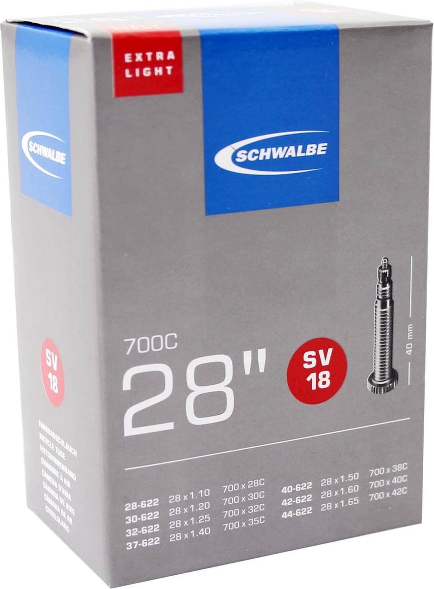 Schwalbe Binnenband 28 X 1.10/1.65 (28/44-622) Fv 40 Mm - Zwart