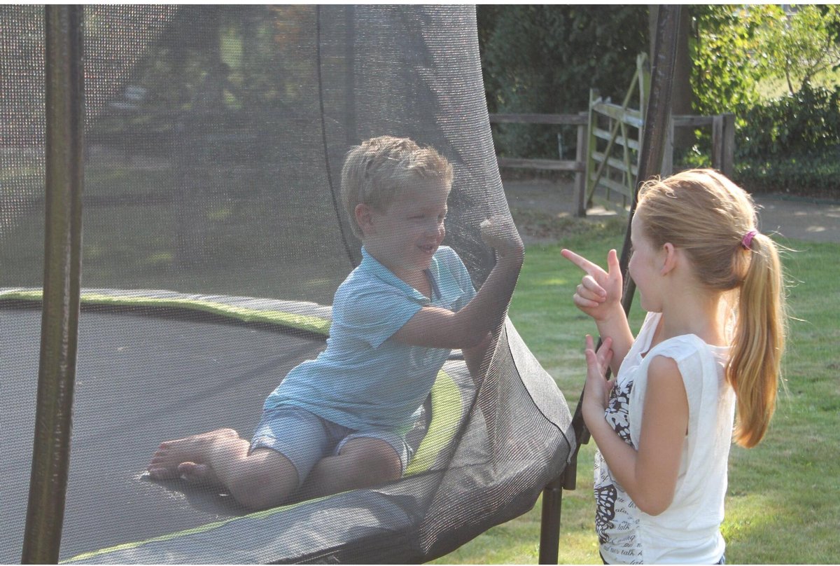 EXIT Toys Silhouette Trampoline Rond - 305 Cm - - Groen