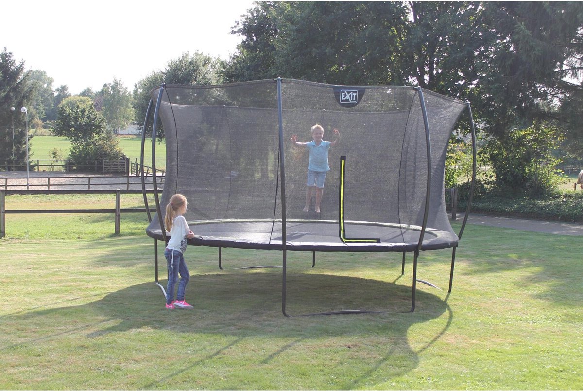 EXIT Toys Silhouette Trampoline Rond - 305 Cm - - Groen
