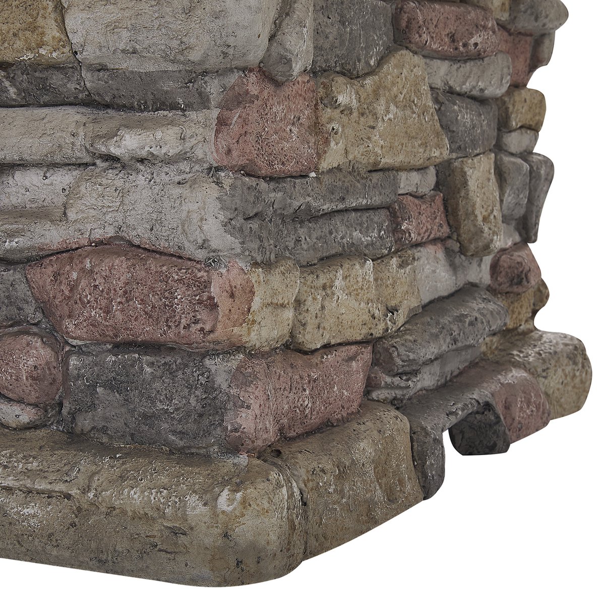 Beliani Kelud Vuurkorf Lichtbeton (Mgo) 73 X 72 Cm - Grijs