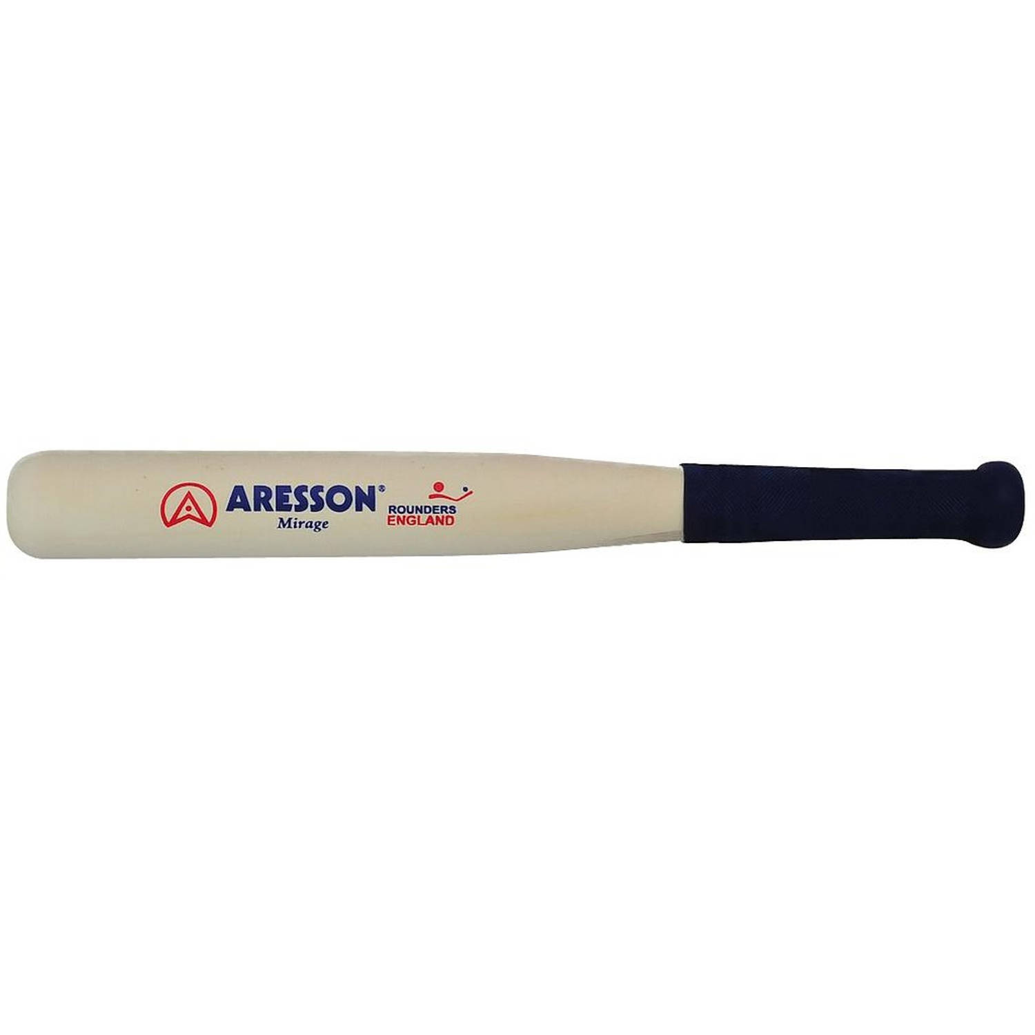 Aresson Rounders Knuppel Mirage 45 Cm Hout/rubber Blank/zwart