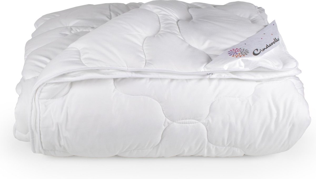 Cinderella Ambient Synthetisch 4-seizoenen Dekbed - Lits-jumeaux (260x220 Cm) - Volwassen - Wit