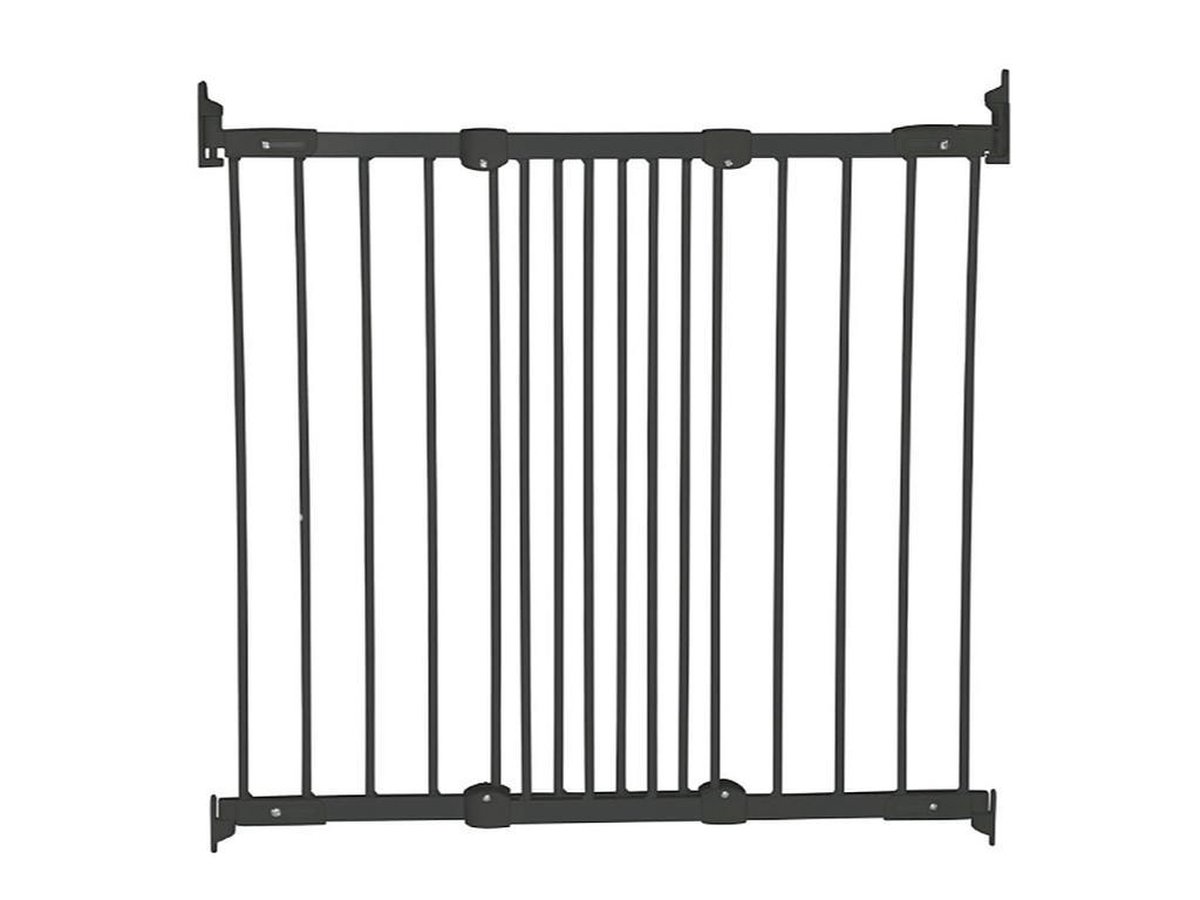 Baby Dan Babydan Traphek Flexigate Junior 67-105,5 Cm Staal - Zwart