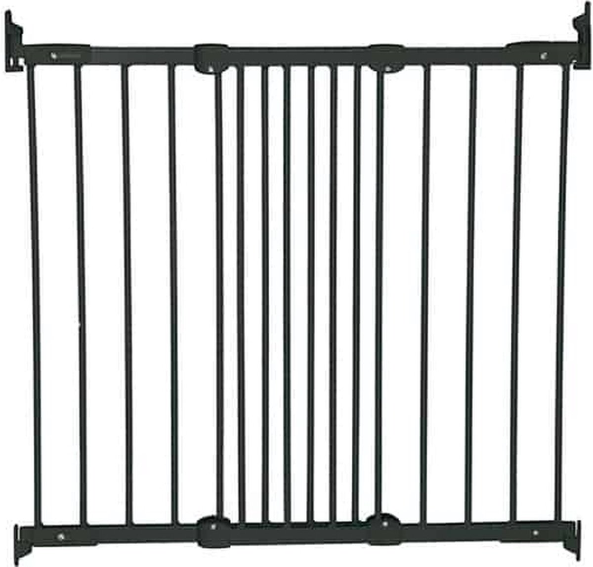 Baby Dan Babydan Traphek Flexigate Junior 67-105,5 Cm Staal - Zwart