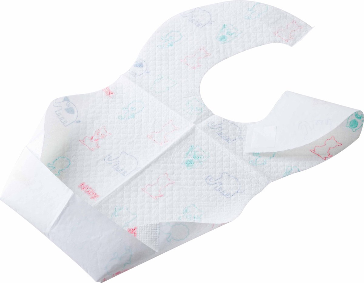 Nuby Slabbetjes Wegwerp Junior 22,7 Cm Papier - Wit Nuby Slabbetjes Wegwerp Junior 22,7 Cm Papier - Wit