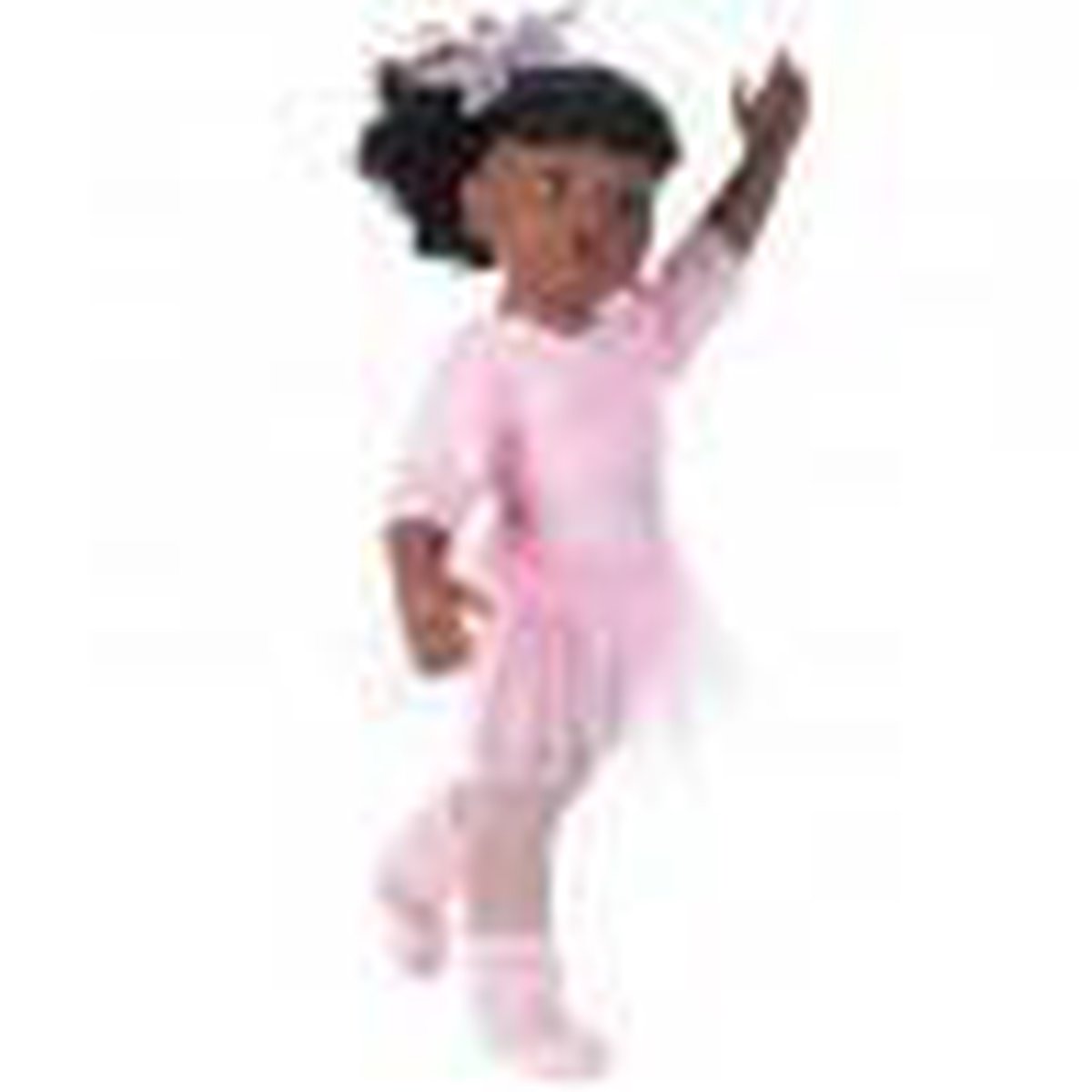 Götz """"Hannah At The Ballet"""", Afro, Haar, Bruine Ogen, 50 Cm (Inhoud: 15-delig) - Zwart