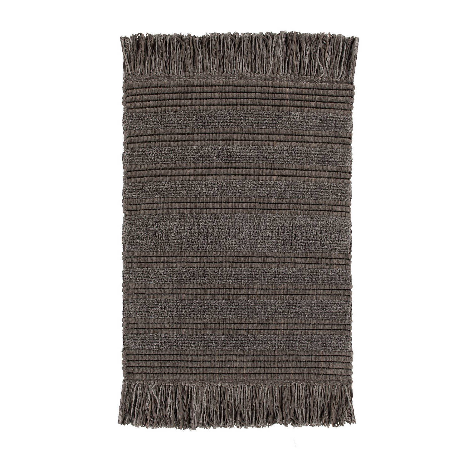 Heckett & Lane Nukus Badmat - Classic Anthracite 70x120cm - Grijs