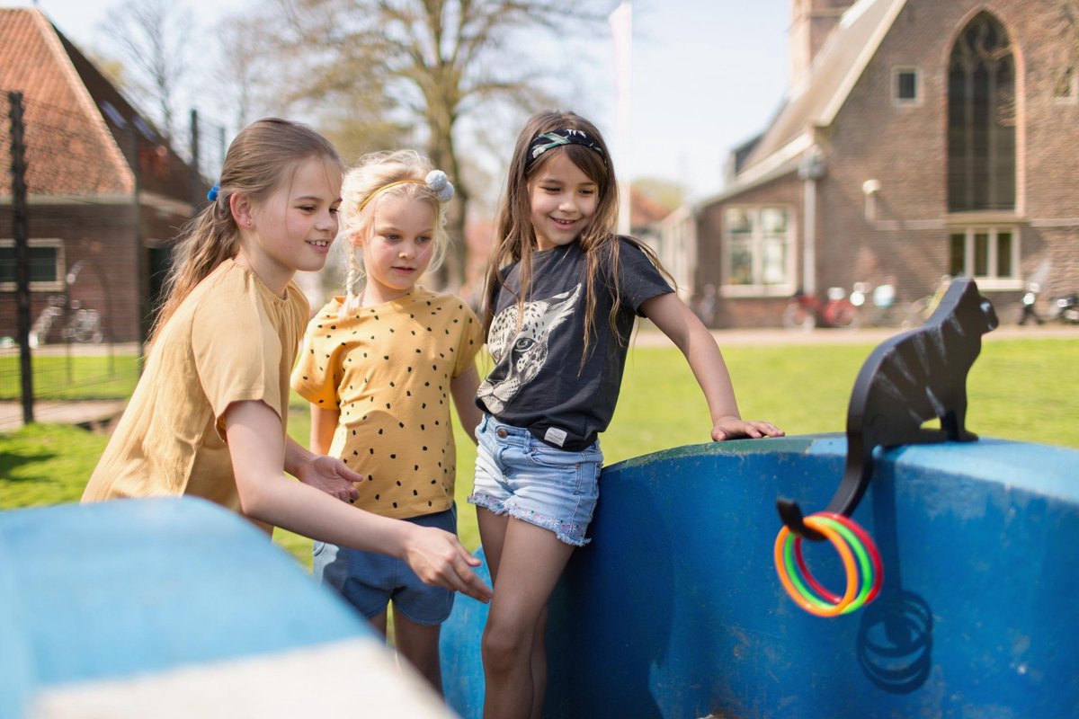 Rodatoys BS Toys ringwerpen Kattenstaart 10 delig - Zwart