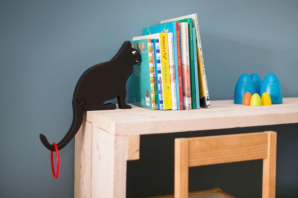 Rodatoys BS Toys ringwerpen Kattenstaart 10 delig - Zwart