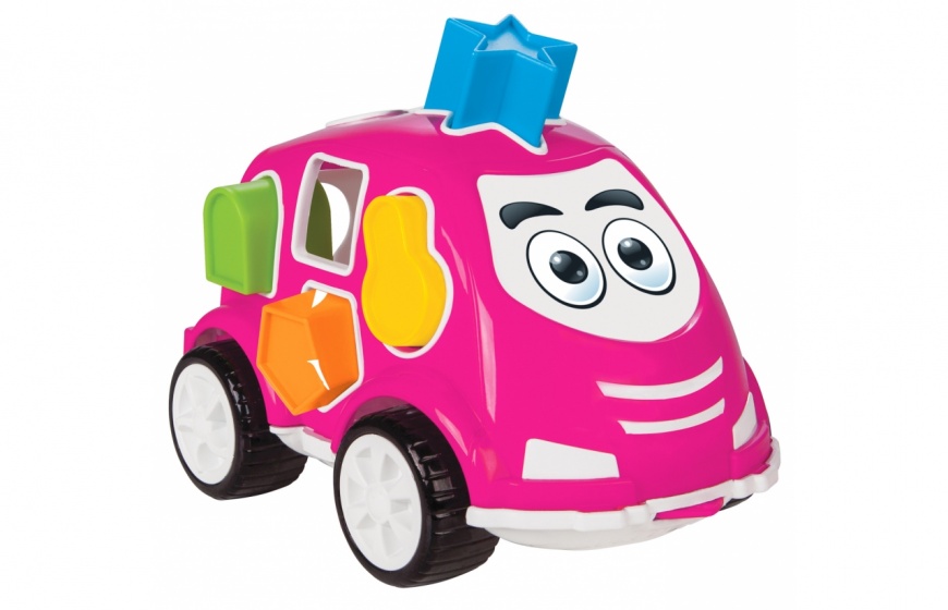 Jamara vormendoos auto roze junior 21 cm