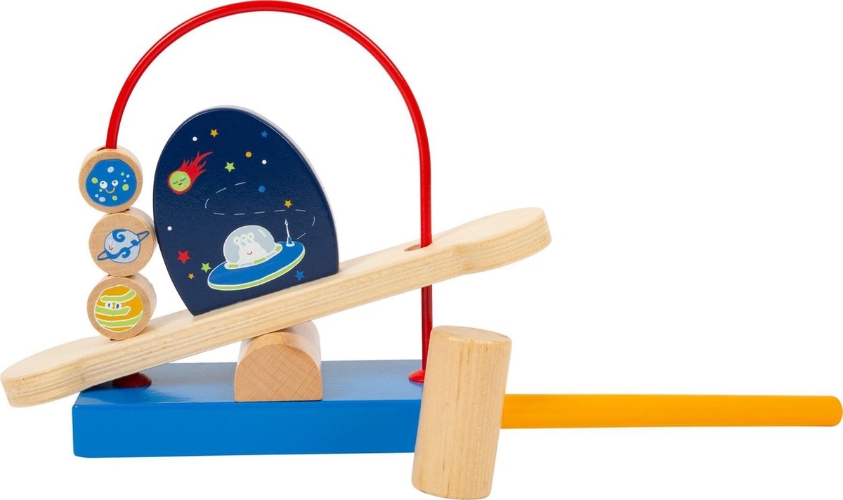 Small Foot hamerbank Space hout junior 20 cm 2 delig