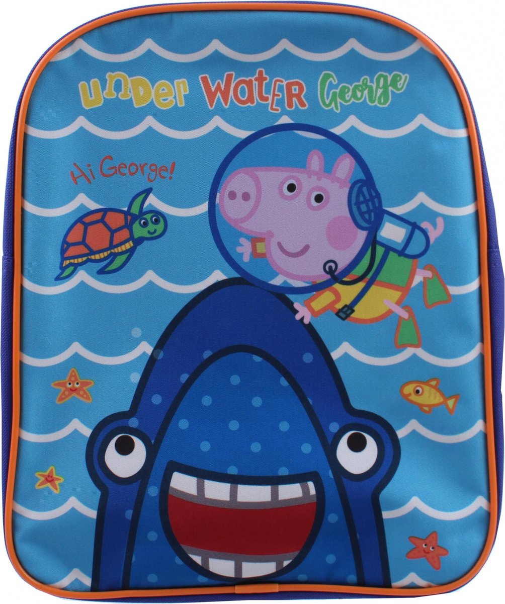 Nickelodeon rugzak George Blue Peppa Pig junior 31 cm