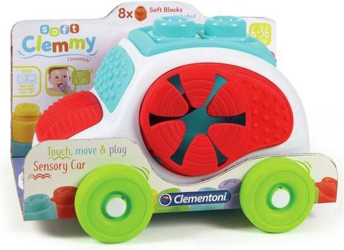 Clementoni vormendoos auto Sensory Car junior 28 x 19,5 cm