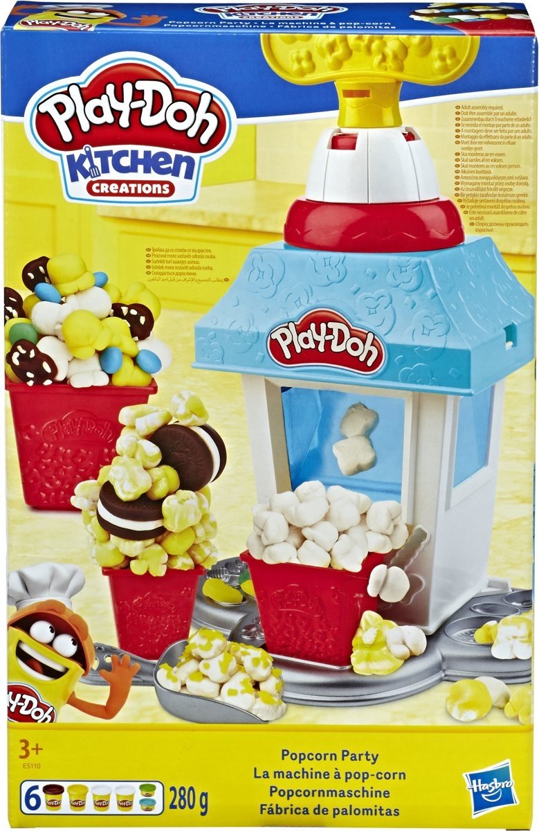 Hasbro Play Doh popcornmaker Popcorn Party klei speelset - Rood
