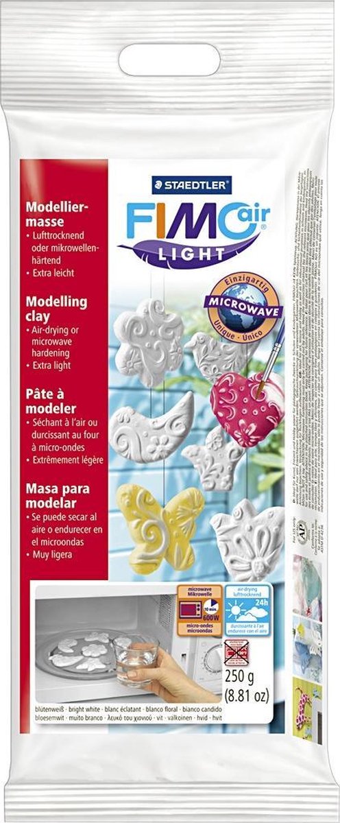 Staedtler Fimo Air boetseerklei light 250 gram helder - Wit