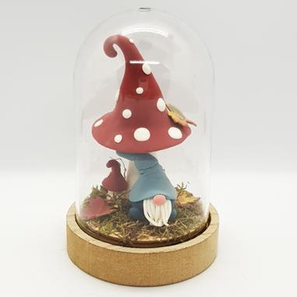 Creotime stolp op houten voet 18cm