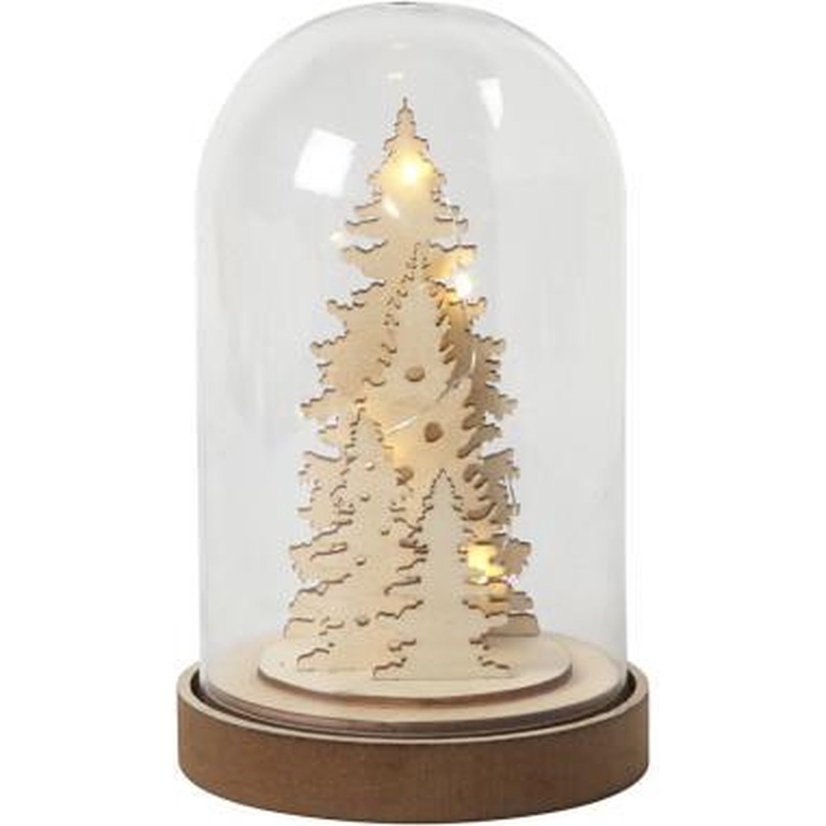 Creotime stolp op houten voet 18cm