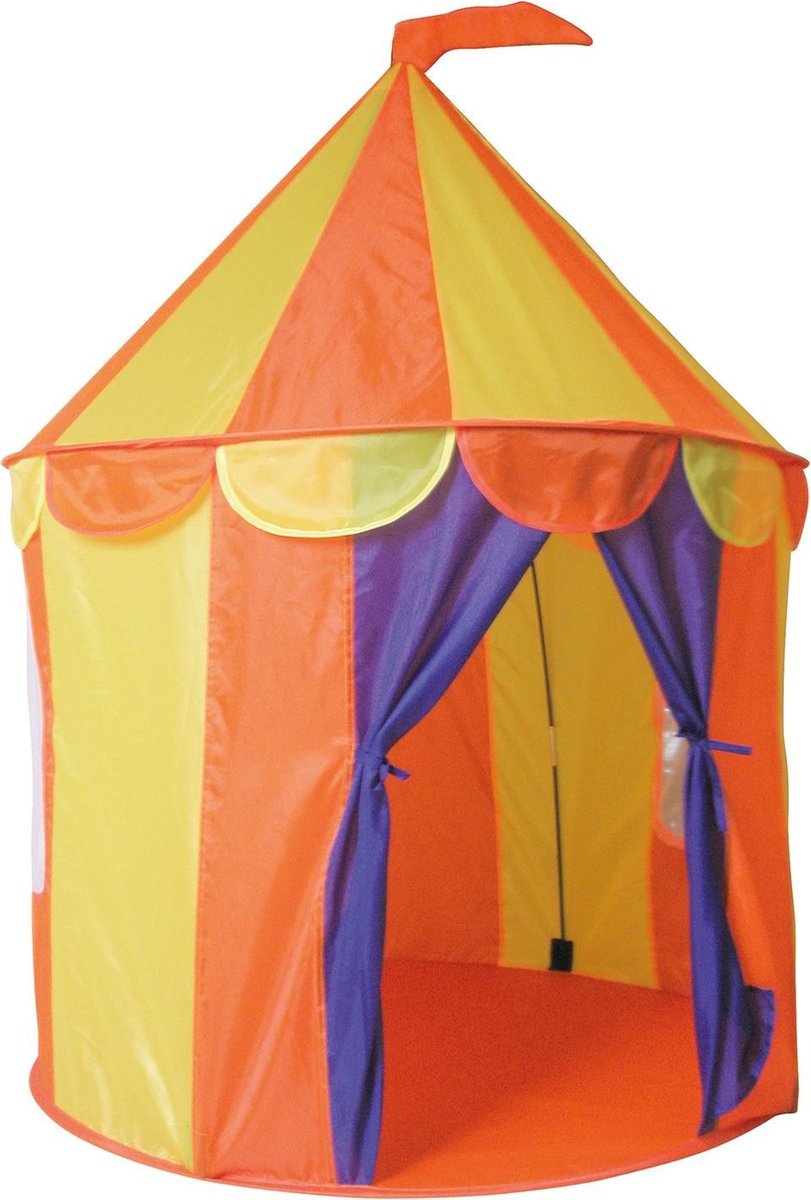 Paradiso Toys speeltent circus 95 x 125 cm geel/ - Oranje