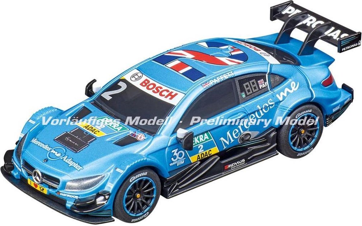 Carrera GO! racebaanauto Mercedes AMG C 63 DTM 1:43 - Blauw