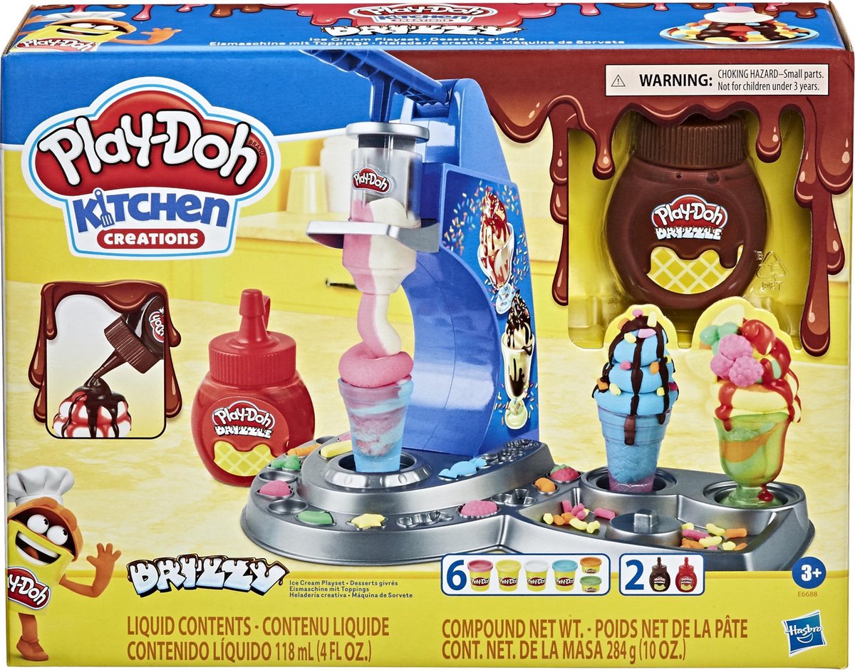 Hasbro Play Doh ijsmachine Drizzle Ijsjes speelset