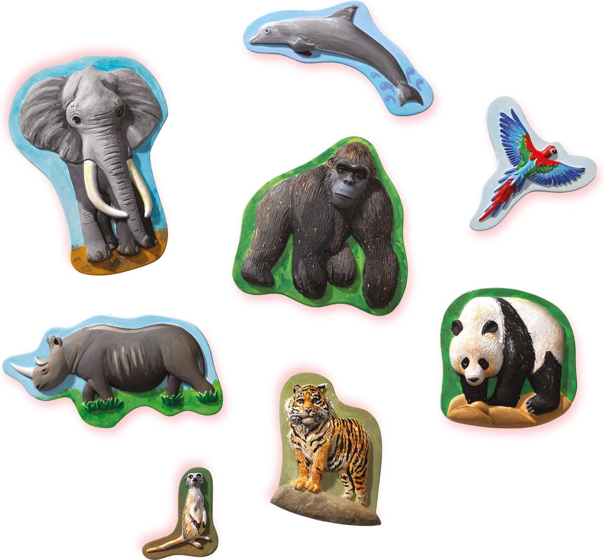 Ses dieren gieten en schilderen